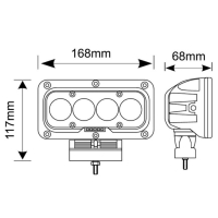 CREE 4D heavy duty led verstraler 40watt 40W
